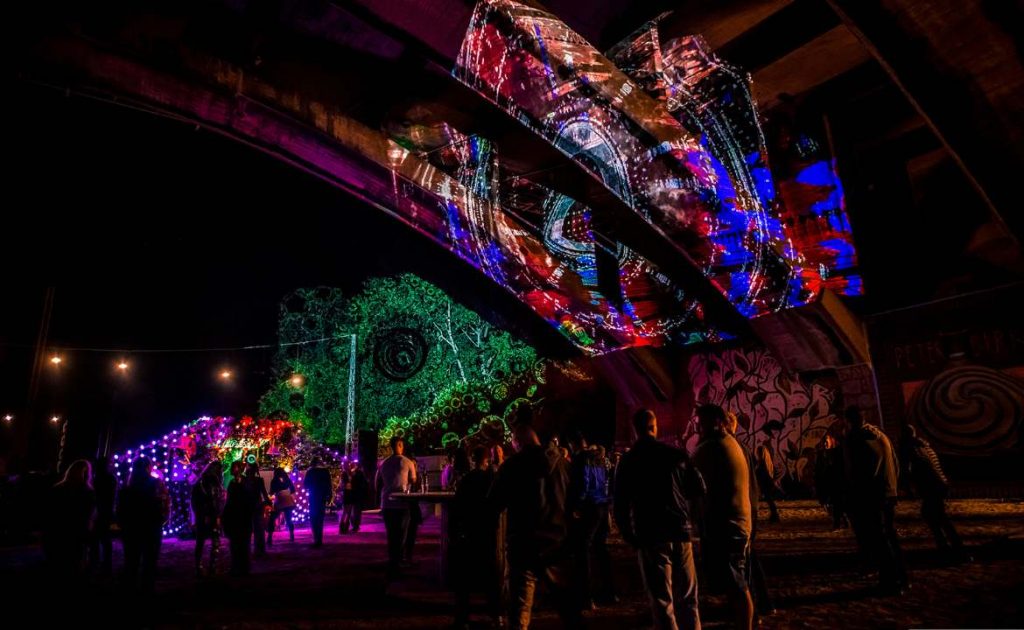 Lightshow techno festival aarhus